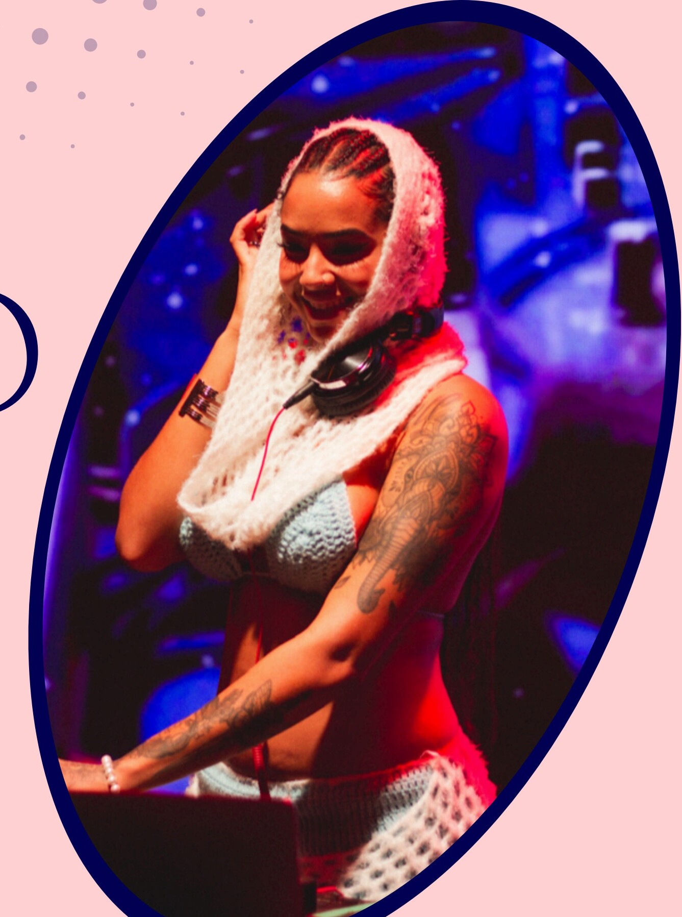 Dabren mixando com energia